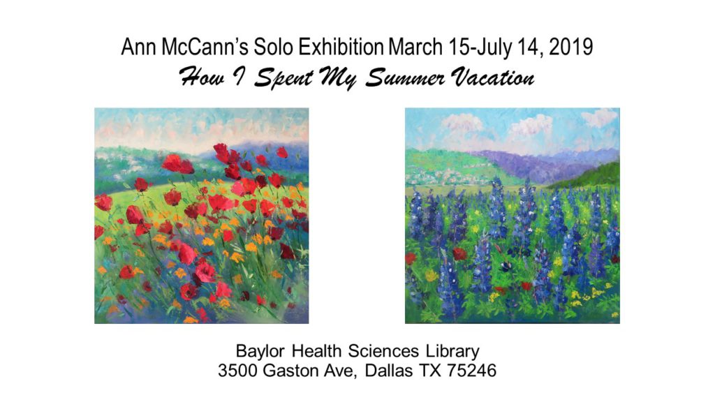 Ann McCann’s Solo Painting Exhibition