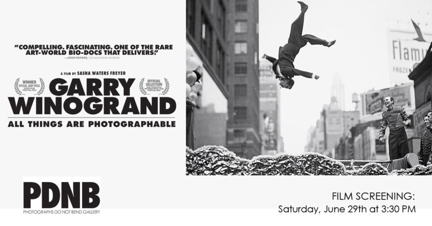 SUMMER FILM SERIES: Garry Winogrand: All Things Are Photographable