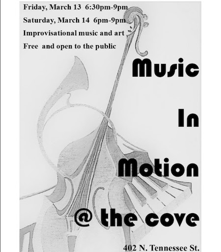 Music In Motion at The Cove! March 13 & 14