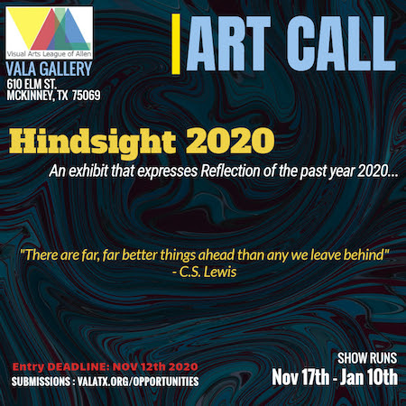 VALA call for art: Hindsight 2020