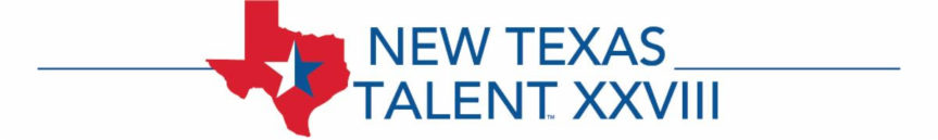 New Texas Talent call for entries – May 30th deadline