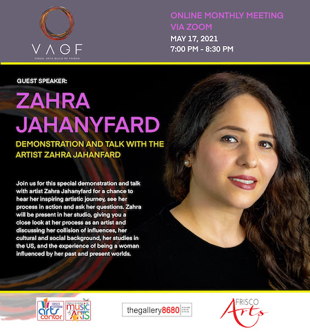 VAGF Demo & talk with the artist Zahra Jahanfard May 17