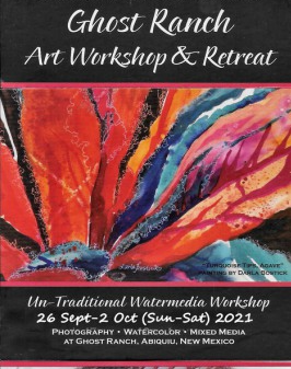 Darla Bostick’s Ghost Ranch Art Retreat for 2021