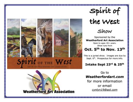 2021 Spirit of the West Show call for art – deadline extended to Sept. 10