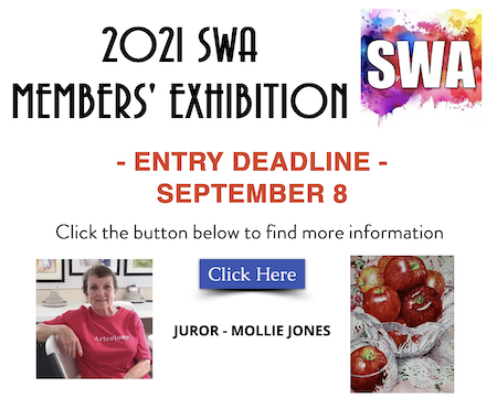 Society of Watercolor Artists 2021 Juried Members’ Exhibition entries due Sept. 8th