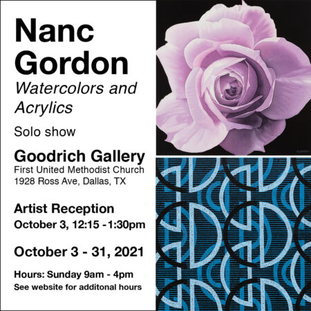 Nanc Gordon: Watercolor and Acrylics at the Goodrich Gallery