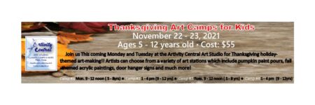 Thanksgiving Break Art Camps