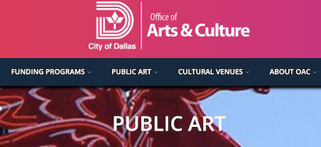 City of Dallas Public Art Pre-Qualified Artist List