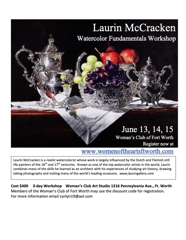 Laurin McCracken Workshop in June