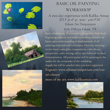 Basic Oil Painting workshop