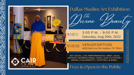 You’re Invited: The Divine Beauty: Dallas Muslim Art Exhibition