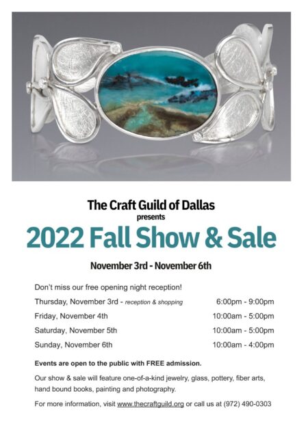 Contemporary Crafts & Fine Art Show & Sale Nov. 3 – 6