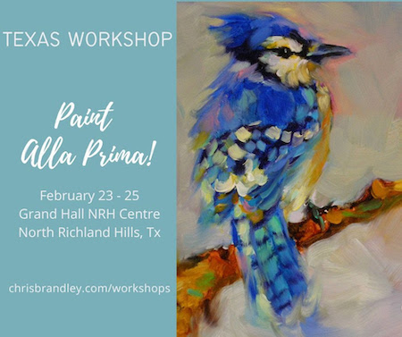 Chris Brandley Workshop on Alla Prima Painting