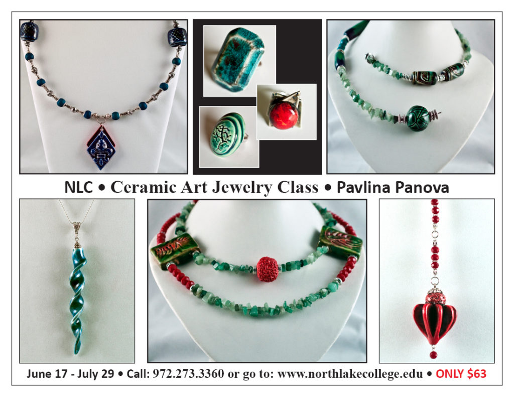 Ceramic Art Jewelry Class with Pavlina Panova