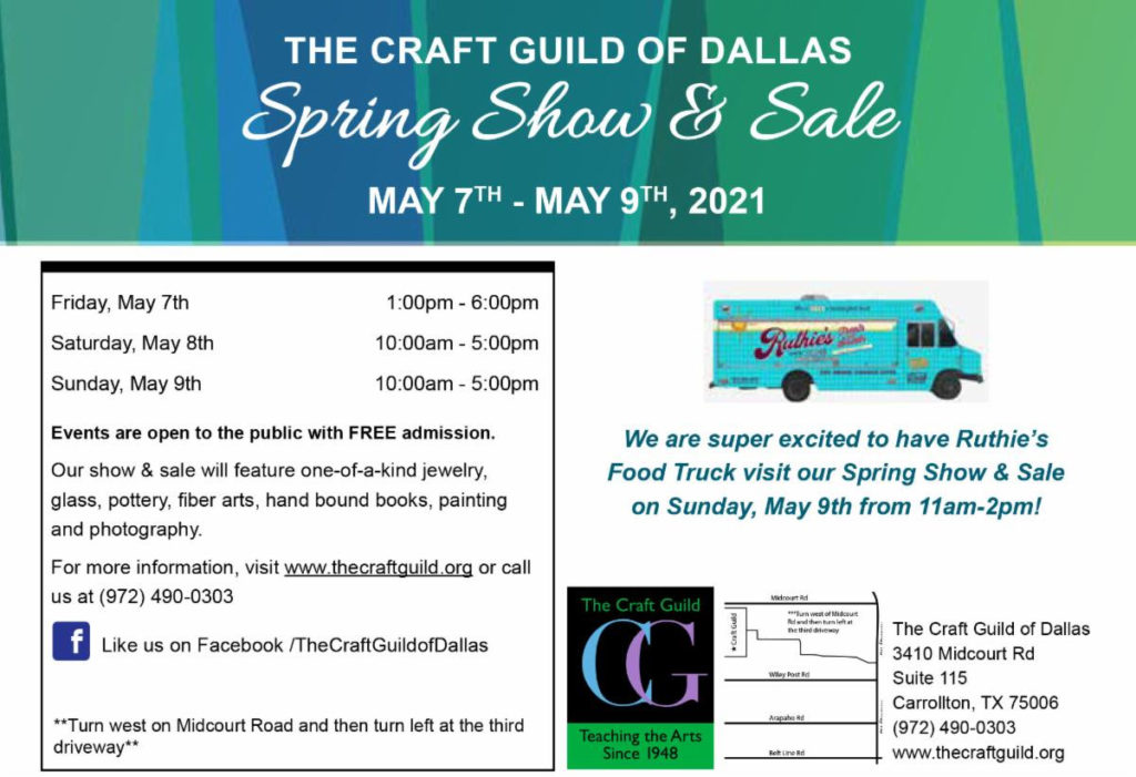 Craft Guild of Dallas Spring Show May 7 – 9